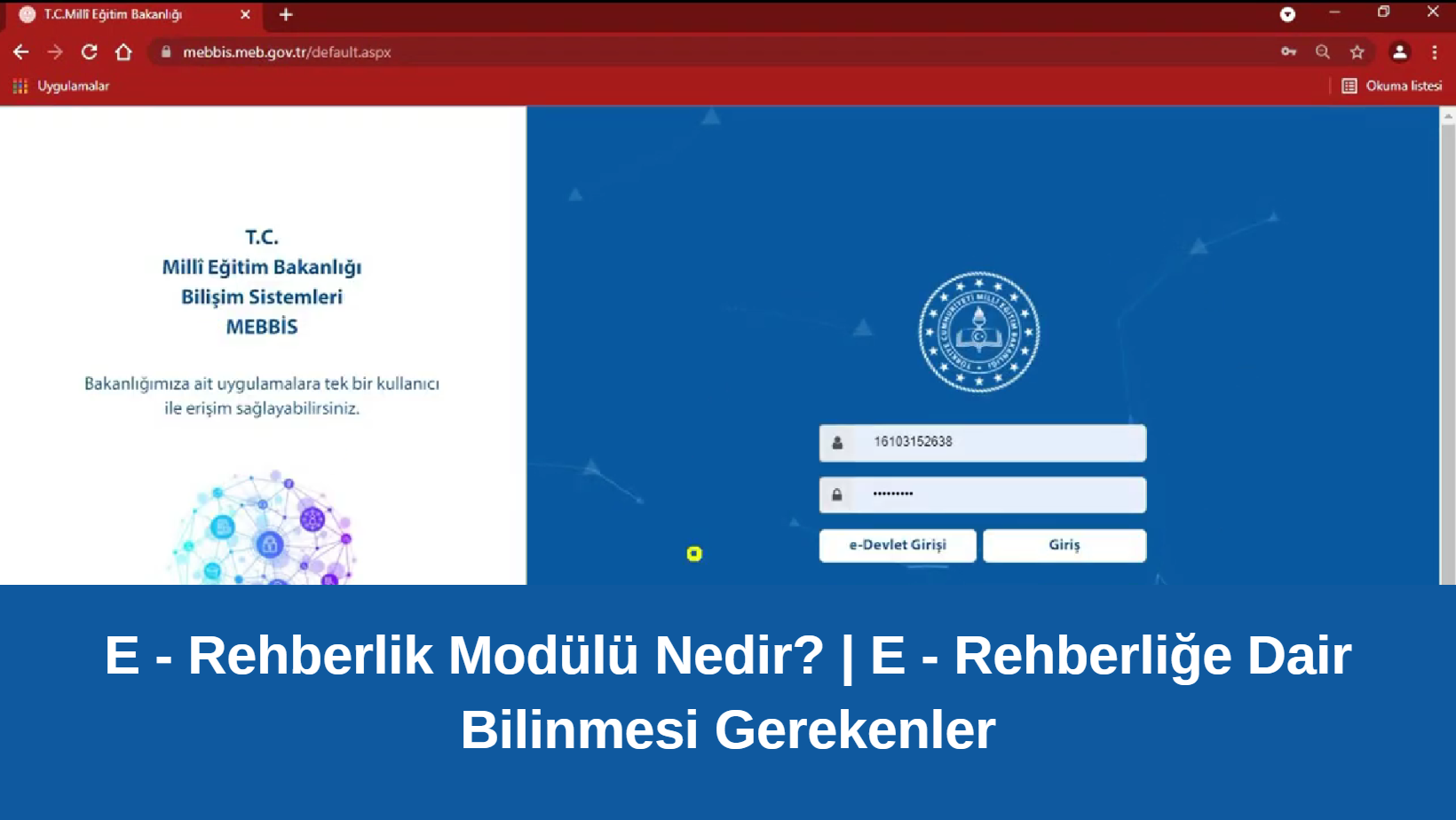 E - Rehberlik Modülü Nedir? | E - Rehberliğe Dair Bilinmesi Gerekenler